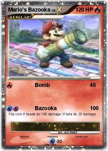 Pokemon Mario's Bazooka