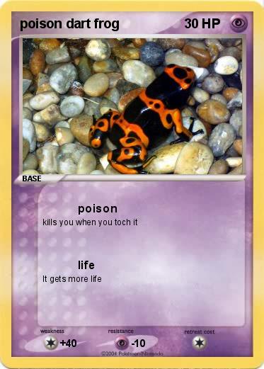 Pokemon poison dart frog