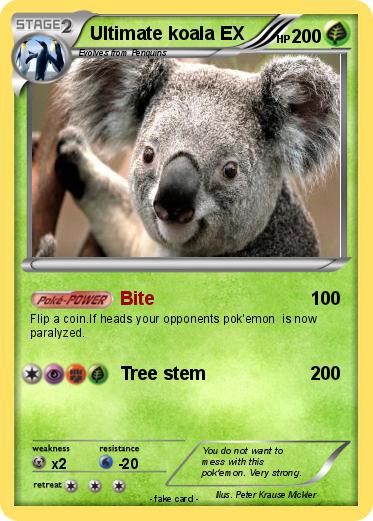 Pokemon Ultimate koala EX