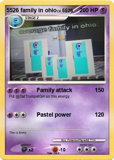 Pokemon 5526 family in ohio