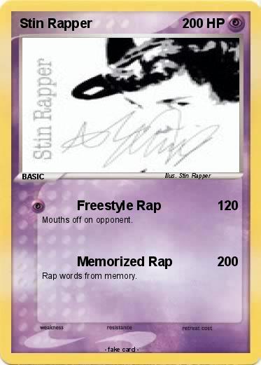 Pokemon Stin Rapper