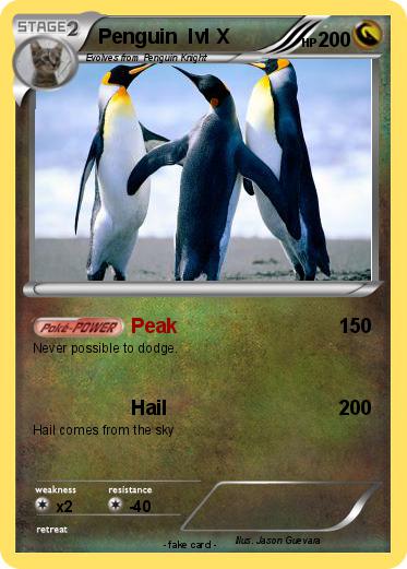 Pokemon Penguin  lvl X