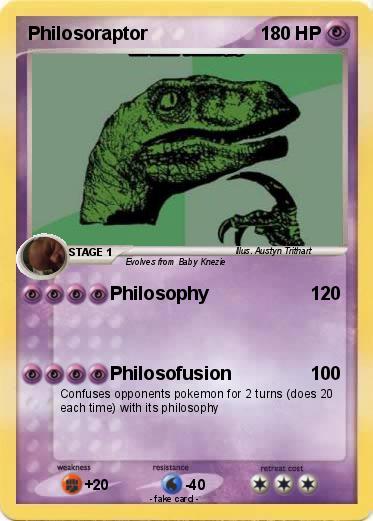 Pokemon Philosoraptor