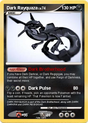 Pokemon Dark Rayquaza