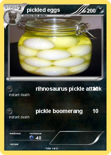 Pokemon pickled eggs