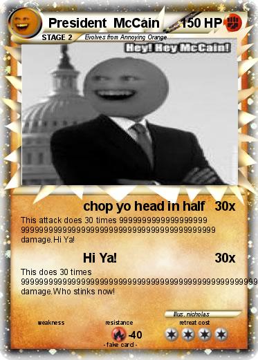 Pokemon President  McCain