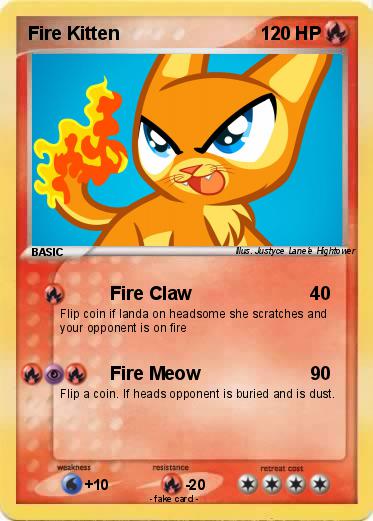 Pokemon Fire Kitten