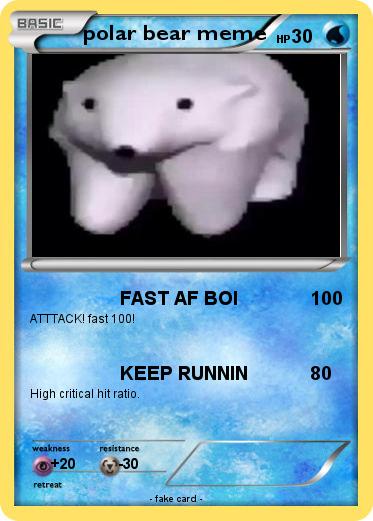 Pokemon polar bear meme