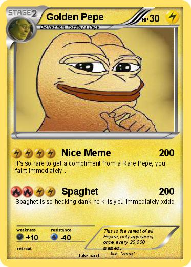 Pokemon Golden Pepe