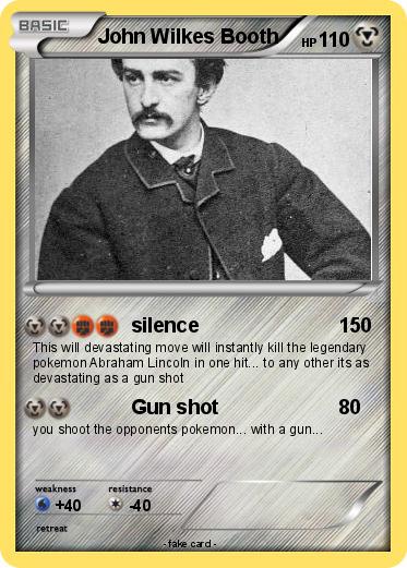 Pokemon John Wilkes Booth