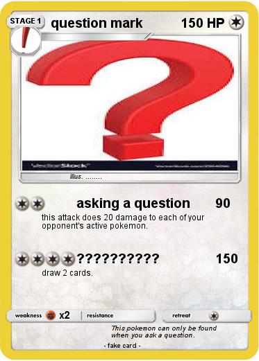 Pokemon question mark