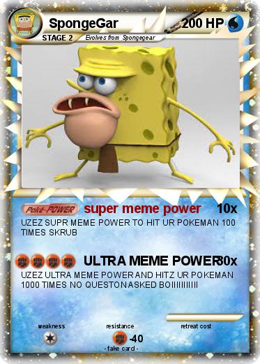 Pokemon SpongeGar