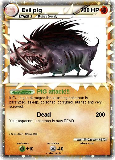 Pokemon Evil pig