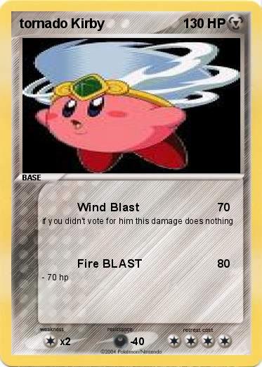Pokemon tornado Kirby
