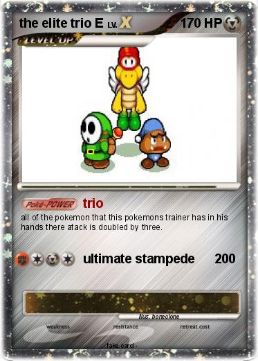 Pokemon the elite trio E