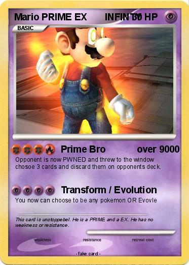 Pokemon Mario PRIME EX       INFINTY