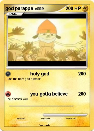 Pokemon god parappa