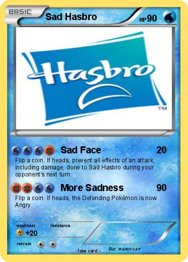 Pokemon Sad Hasbro