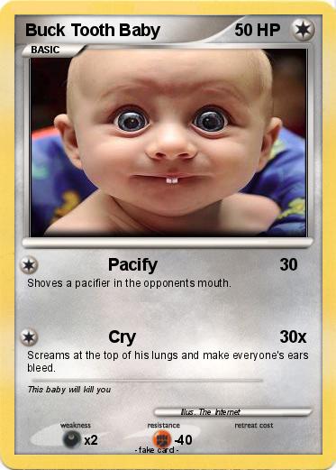 Pokemon Buck Tooth Baby