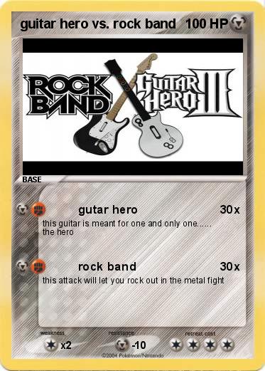 Pokemon guitar hero vs. rock band