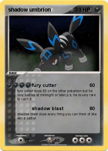 Pokemon shadow umbrion