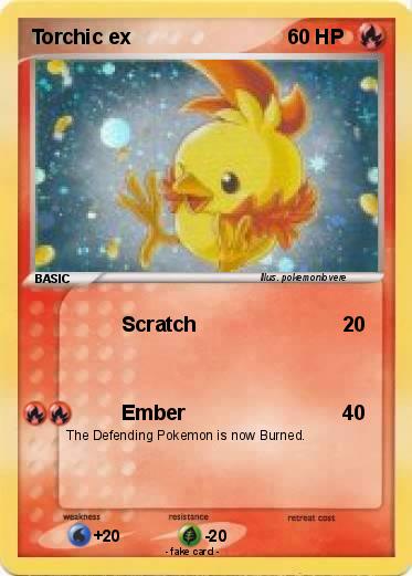 Pokémon Torchic ex 2 2 - Scratch - My Pokemon Card