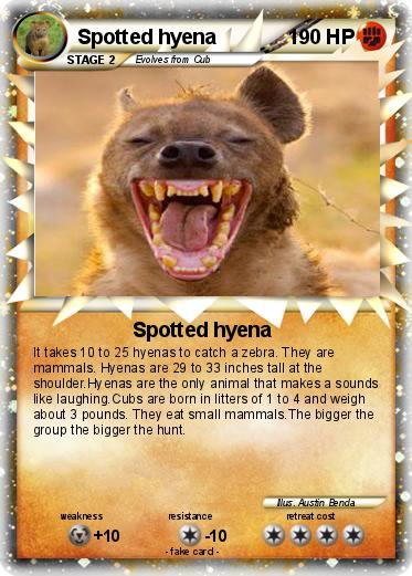 Pokemon Spotted hyena