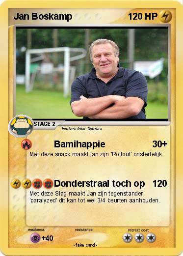 Pokemon Jan Boskamp