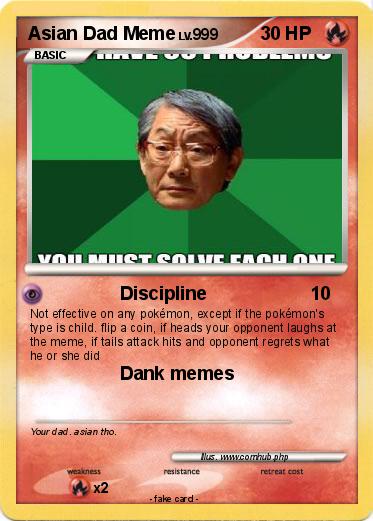 Pokemon Asian Dad Meme