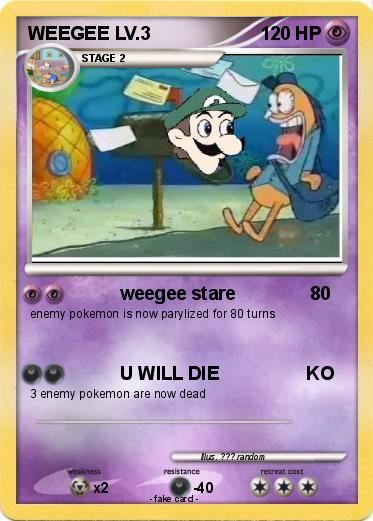 Pokemon WEEGEE LV.3