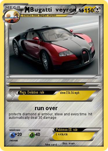 Pokemon Bugatti  veyron ss