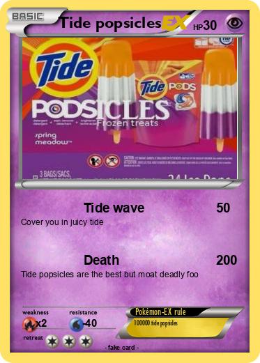 Pokemon Tide popsicles