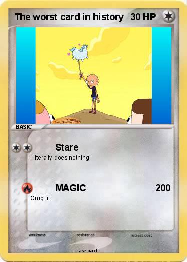 Pokemon The worst card in history