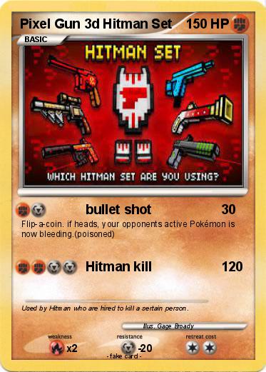Pokemon Pixel Gun 3d Hitman Set