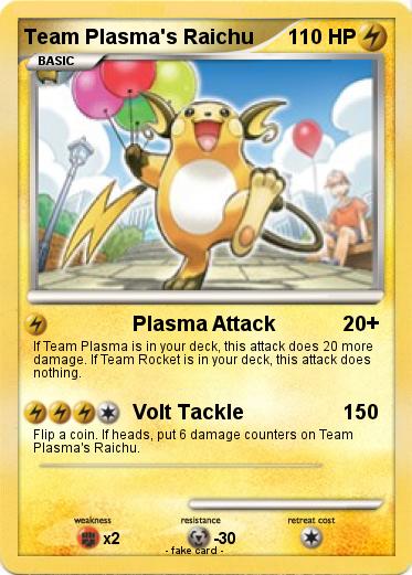 Pokemon Team Plasma's Raichu