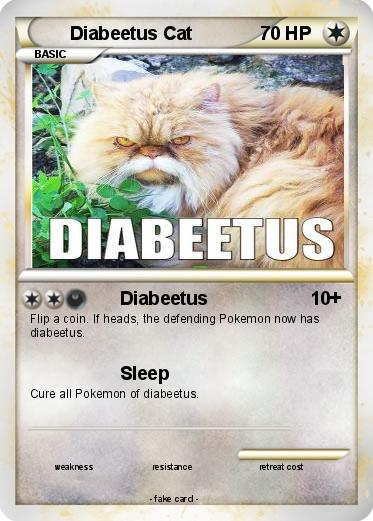 Pokemon Diabeetus Cat