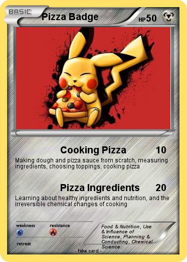 Pokemon Pizza Badge
