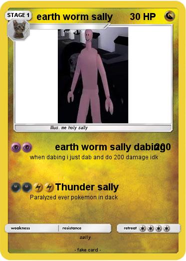 Pokemon earth worm sally