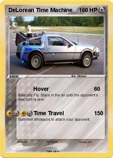 Pokemon DeLorean Time Machine