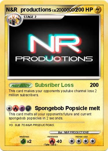 Pokemon N&R  productions