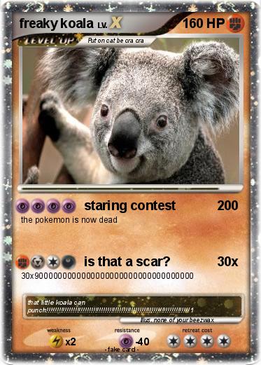 Pokemon freaky koala