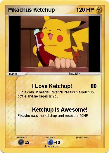 Pokemon Pikachus Ketchup