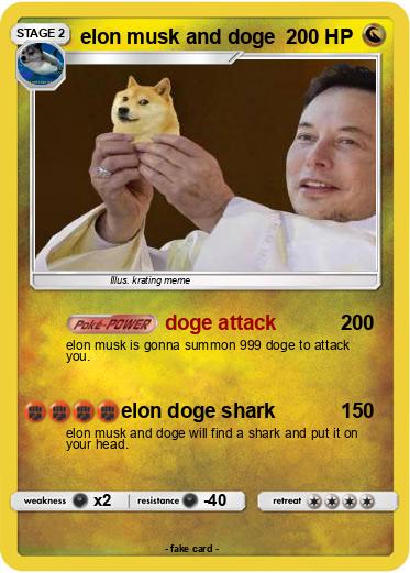 Pokemon elon musk and doge