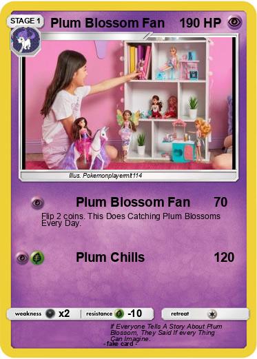 Pokemon Plum Blossom Fan