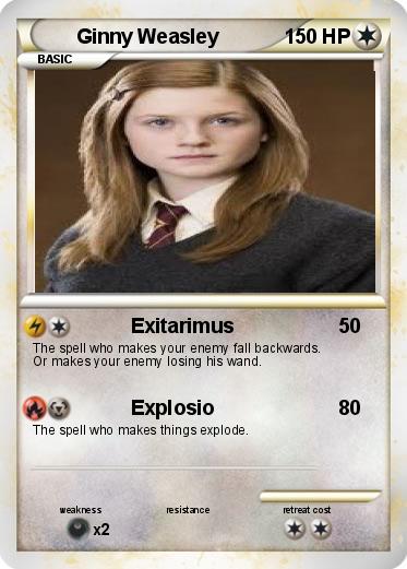 ginny weasley wand. Pokemon Ginny Weasley