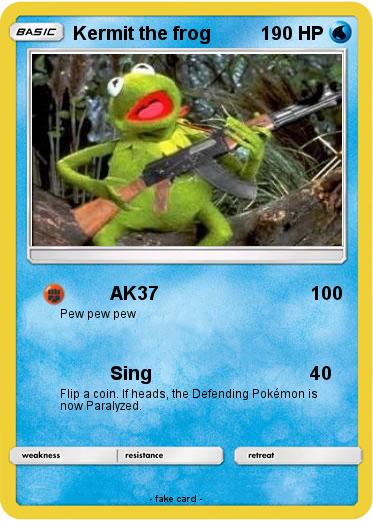 Pokemon Kermit the frog