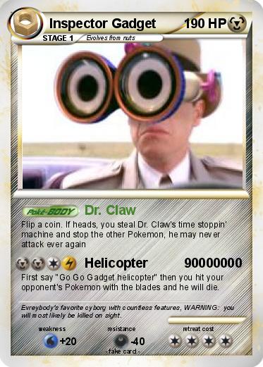 Pokemon Inspector Gadget