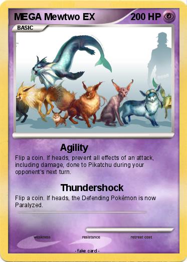 Pokémon MEGA Mewtwo EX 60 60 - Agility - My Pokemon Card