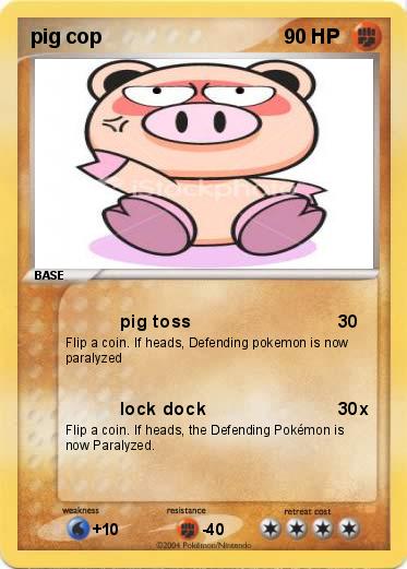 Pokemon pig cop
