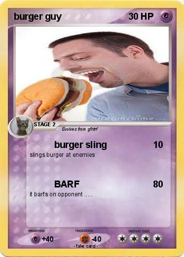 Pokemon burger guy